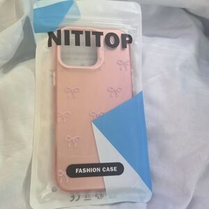 Pink Bow Silicone Phone Case